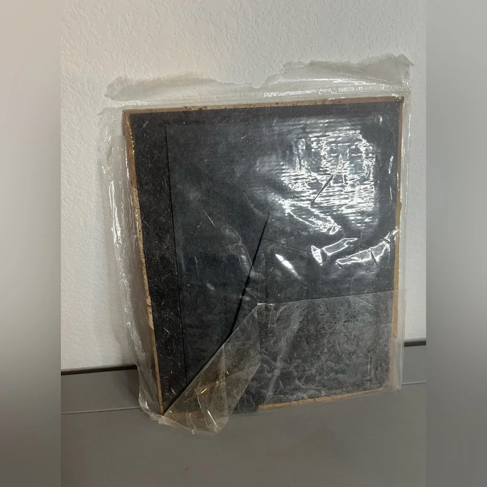 Handmade Natural Fiber Paper Table Top Photo Frame Mixed Media Paper EcoFriendly